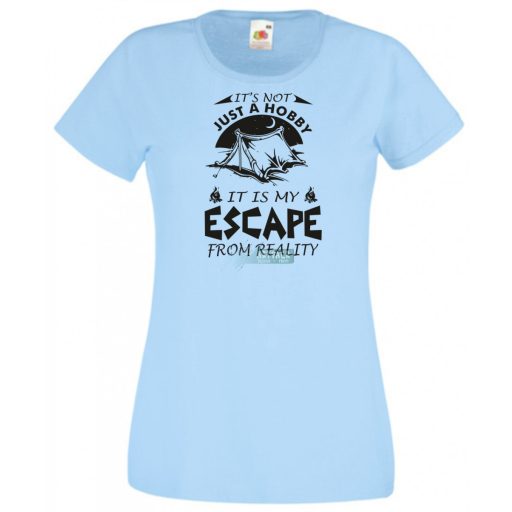 Kempingezés - Ez nem csak hobby - angol női rövid ujjú póló