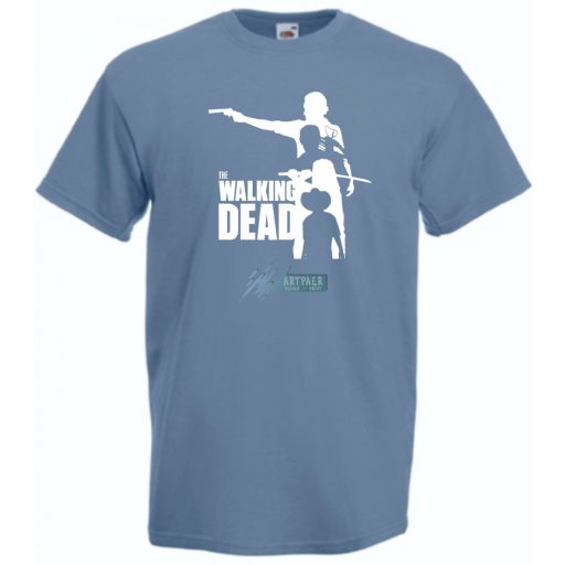 Walking Dead minima férfi rövid ujjú póló