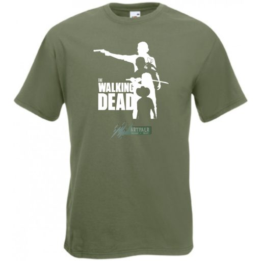 Walking Dead minima férfi rövid ujjú póló