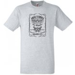 Humor Jack Daniels vs Guns and Roses férfi rövid ujjú póló