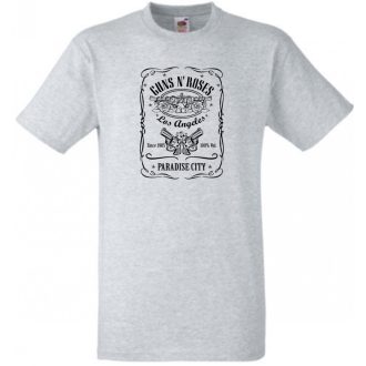   Humor Jack Daniels vs Guns and Roses férfi rövid ujjú póló