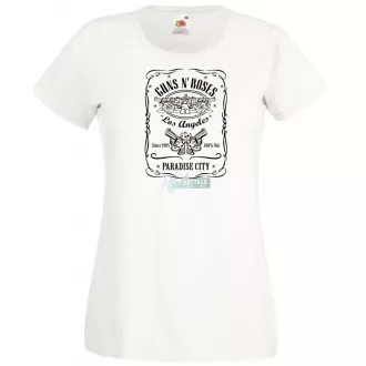   Humor Jack Daniels vs Guns and Roses női rövid ujjú póló
