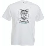 Humor Jack Daniels vs Guns and Roses férfi rövid ujjú póló