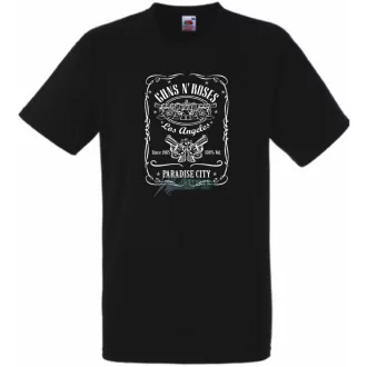   Humor Jack Daniels vs Guns and Roses férfi rövid ujjú póló