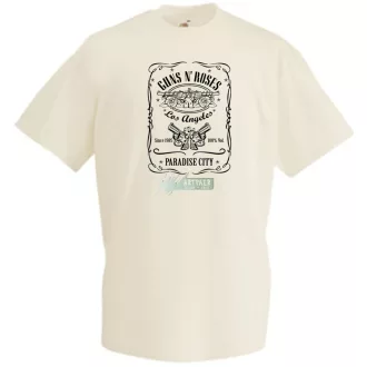   Humor Jack Daniels vs Guns and Roses férfi rövid ujjú póló