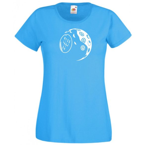Auto fan VW Golf GTI női rövid ujjú póló