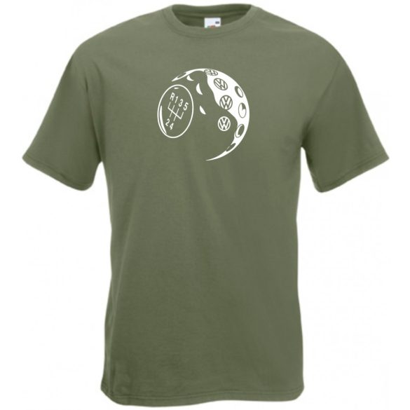 Auto fan VW Golf GTI férfi rövid ujjú póló