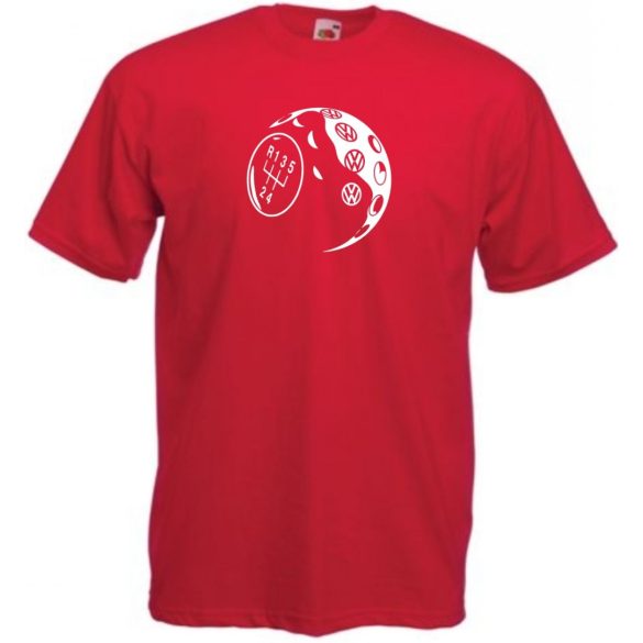Auto fan VW Golf GTI férfi rövid ujjú póló
