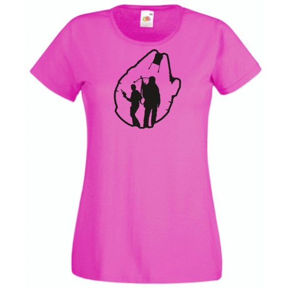 Han Solo minima női rövid ujjú póló