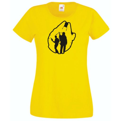 Han Solo minima női rövid ujjú póló