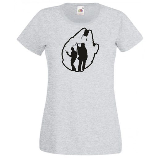 Han Solo minima női rövid ujjú póló