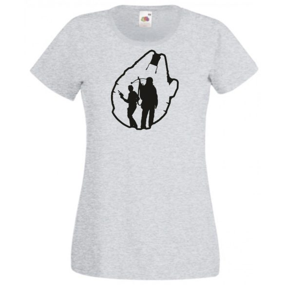 Han Solo minima női rövid ujjú póló