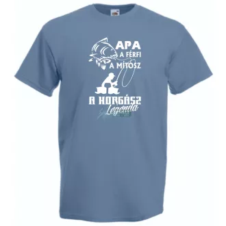 Apa a horgász legenda férfi rövid ujjú póló