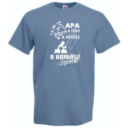 Apa a horgász legenda férfi rövid ujjú póló