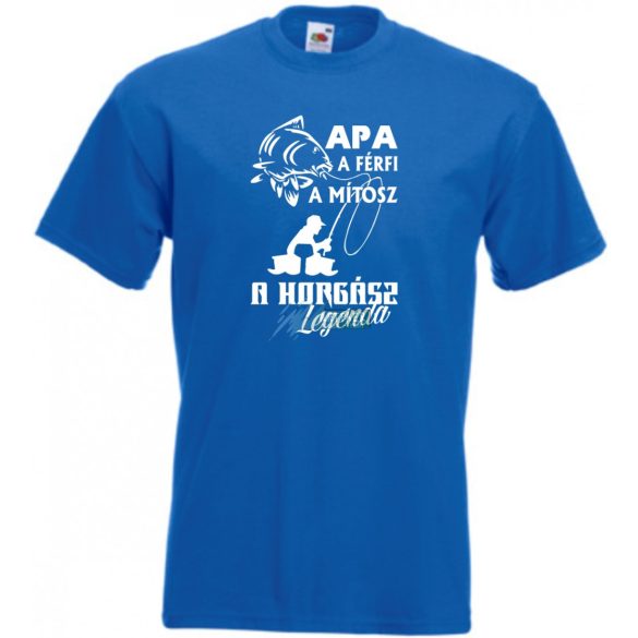 Apa a horgász legenda férfi rövid ujjú póló