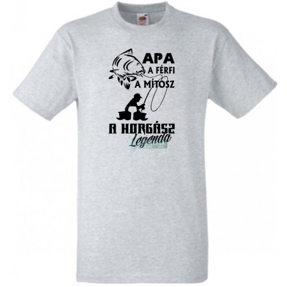 Apa a horgász legenda férfi rövid ujjú póló
