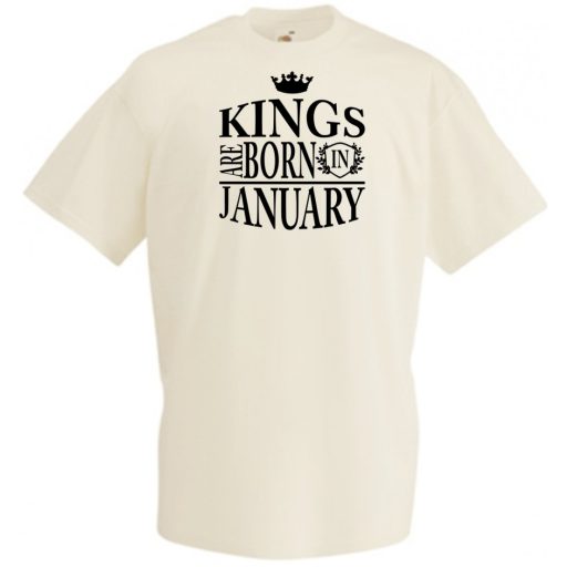 A Király születése - Január férfi rövid ujjú póló
