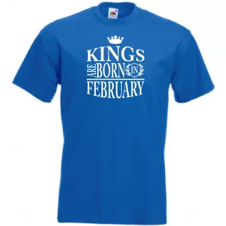 A Király születése - Február férfi rövid ujjú póló