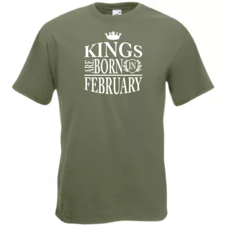 A Király születése - Február férfi rövid ujjú póló