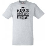 A Király születése - Február férfi rövid ujjú póló