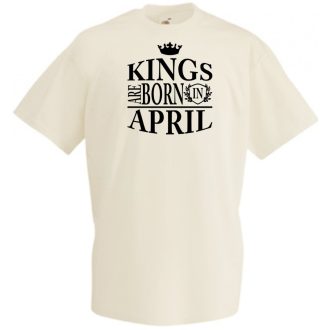 A Király születése - Április férfi rövid ujjú póló