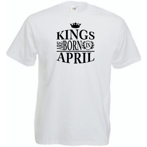 A Király születése - Április férfi rövid ujjú póló