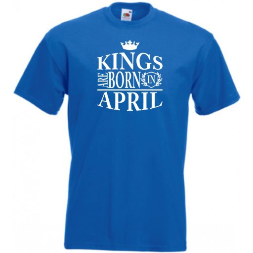 A Király születése - Április férfi rövid ujjú póló