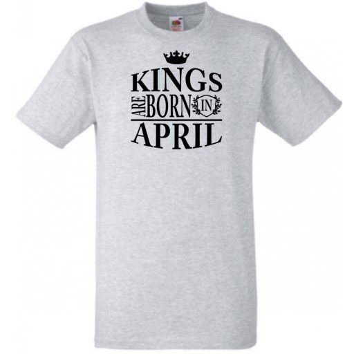 A Király születése - Április férfi rövid ujjú póló