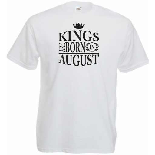 A Király születése - Augusztus férfi rövid ujjú póló