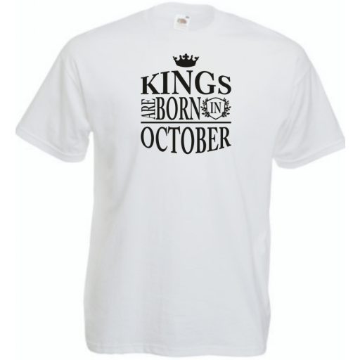 A Király születése - Október férfi rövid ujjú póló