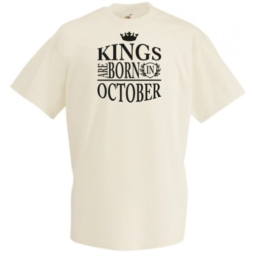 A Király születése - Október férfi rövid ujjú póló