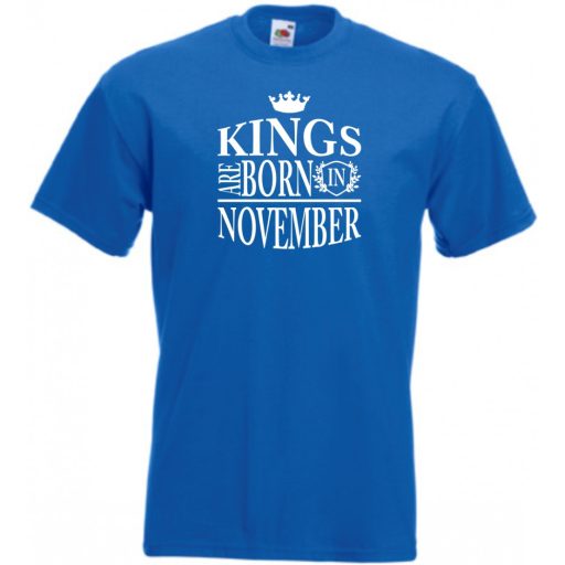A Király születése - November férfi rövid ujjú póló