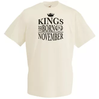 A Király születése - November férfi rövid ujjú póló