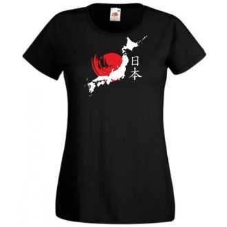 A felkelő nap országa - Japán női rövid ujjú póló