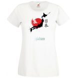 A felkelő nap országa - Japán női rövid ujjú póló