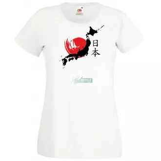 A felkelő nap országa - Japán női rövid ujjú póló