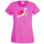 A felkelő nap országa - Japán női rövid ujjú póló