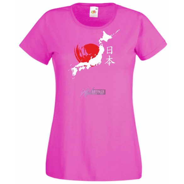 A felkelő nap országa - Japán női rövid ujjú póló