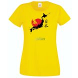 A felkelő nap országa - Japán női rövid ujjú póló