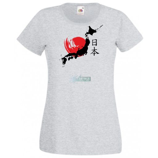 A felkelő nap országa - Japán női rövid ujjú póló