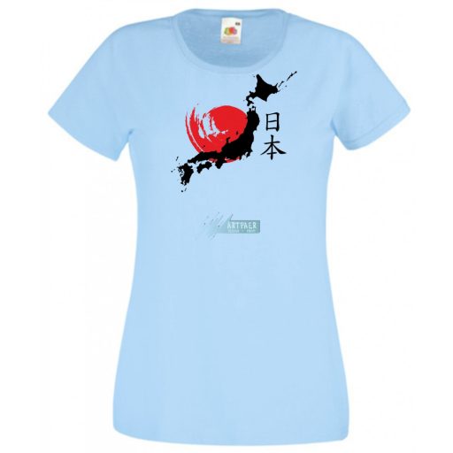 A felkelő nap országa - Japán női rövid ujjú póló