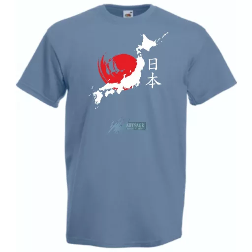 A felkelő nap országa - Japán férfi rövid ujjú póló