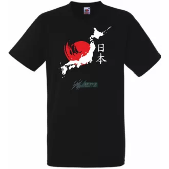 A felkelő nap országa - Japán férfi rövid ujjú póló