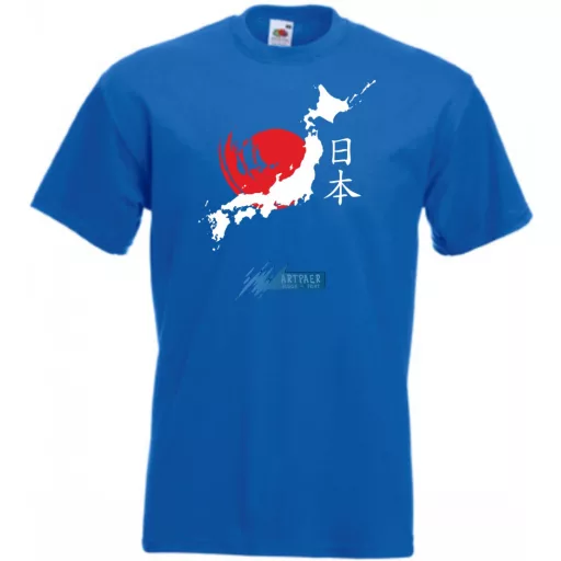 A felkelő nap országa - Japán férfi rövid ujjú póló