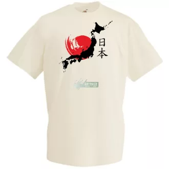 A felkelő nap országa - Japán férfi rövid ujjú póló