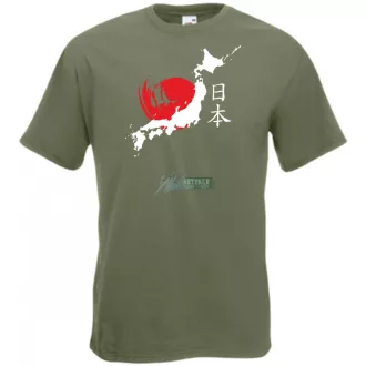A felkelő nap országa - Japán férfi rövid ujjú póló