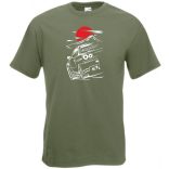 Auto fan Skyline GTR kontúr férfi rövid ujjú póló