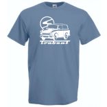 Retro auto fan Trabant férfi rövid ujjú póló
