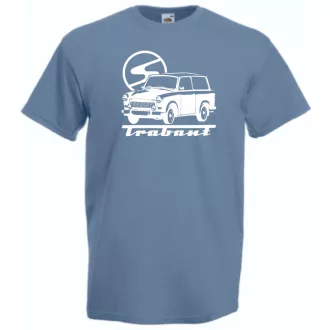 Retro auto fan Trabant férfi rövid ujjú póló