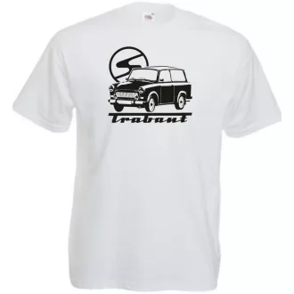 Retro auto fan Trabant férfi rövid ujjú póló